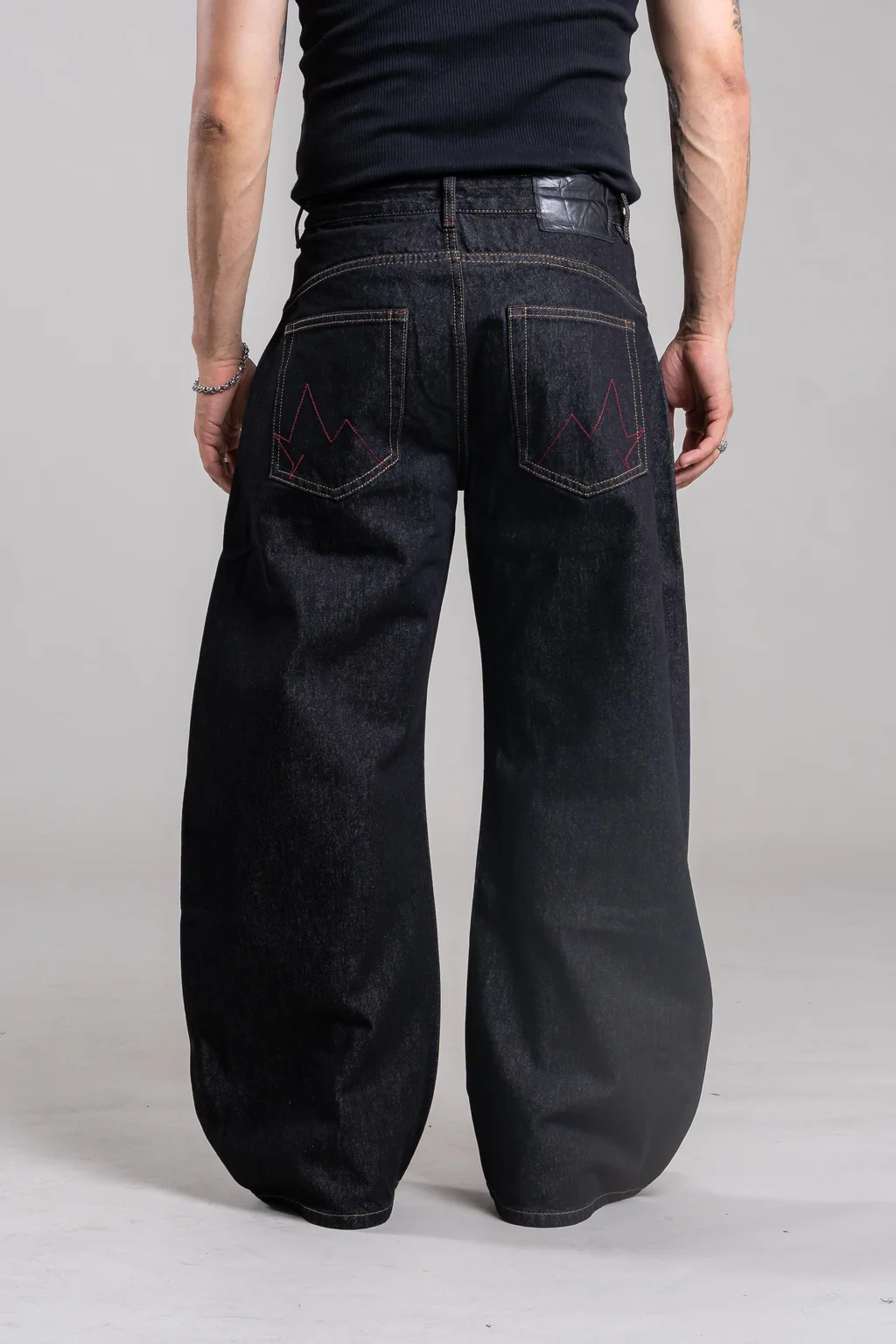 MY505 JEANS BAGGY RAW PRINT
