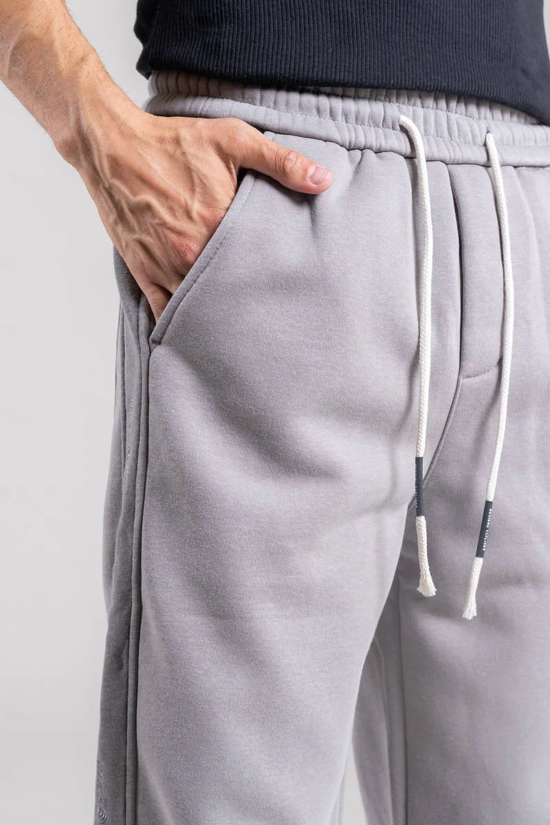 25890-1 JOGGINS CON BORDADO DE COSTADOS GREY