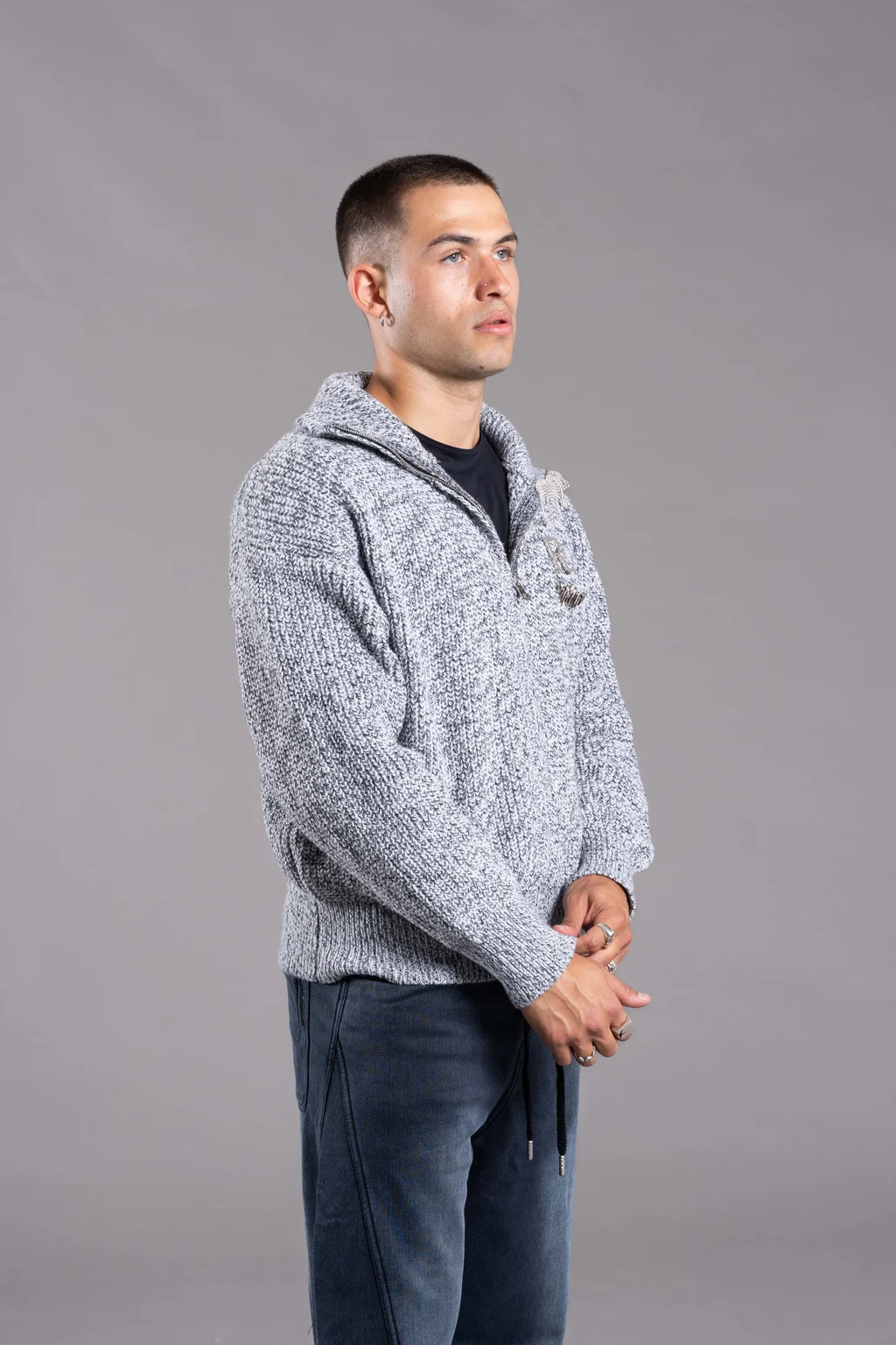 2729 CAMPERA LANA GRIS