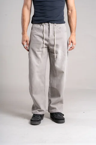 258115-G  PANTALON BAGGY CON CORDONES - Vista 1