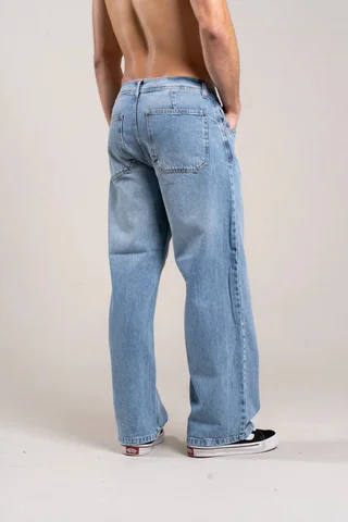 310 -jean WIDE LEG CELESTE - Vista 3