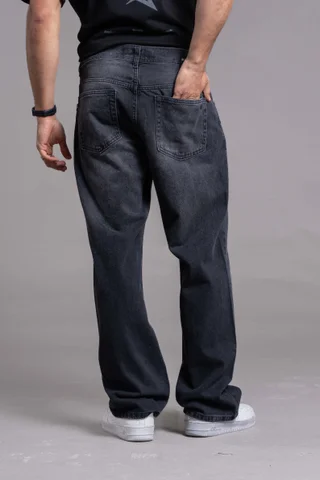 350- jean RELAXED GREY dark - Vista 3