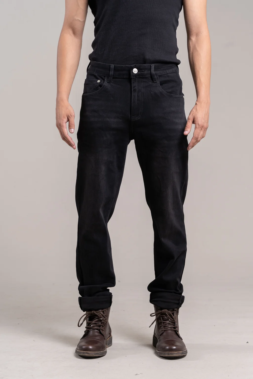 41  Jeans Slim fit Black Importado
