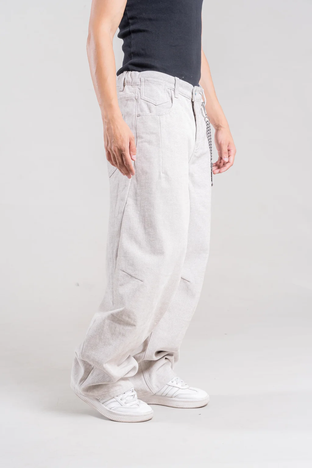 180103-2 Jeans Beige mist color