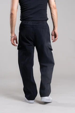 8691N JOGGING  NEGRO IMPORTADO - Vista 5