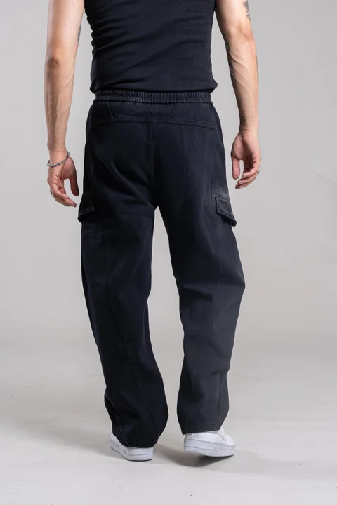 8691N JOGGING  NEGRO IMPORTADO