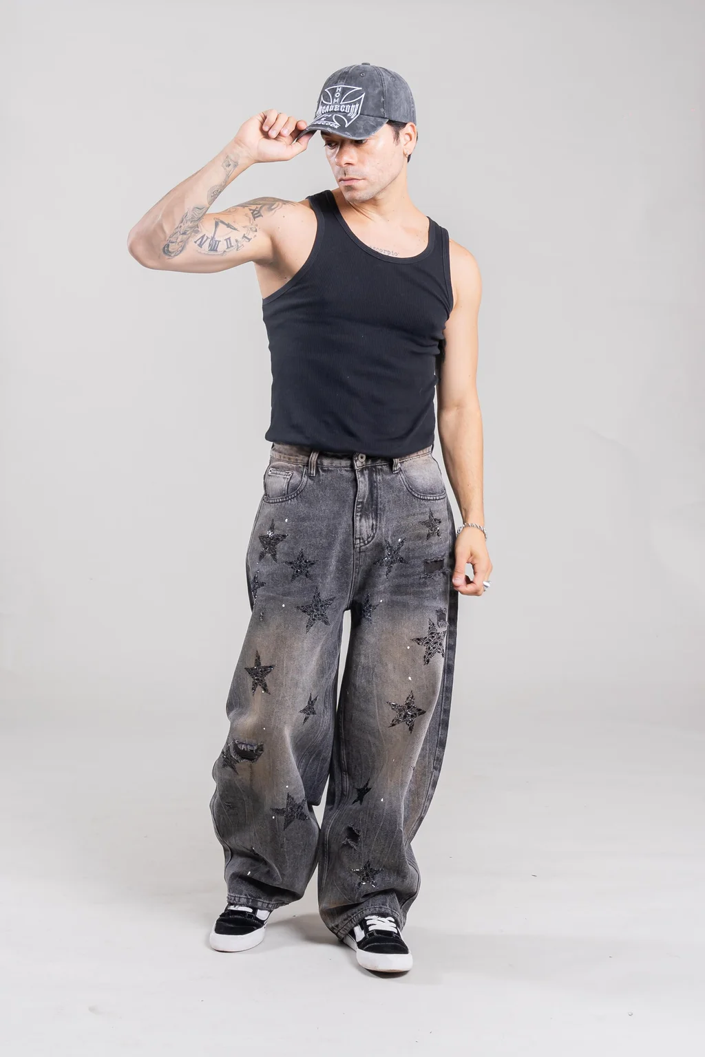 31059 JEANS BLACK STAR