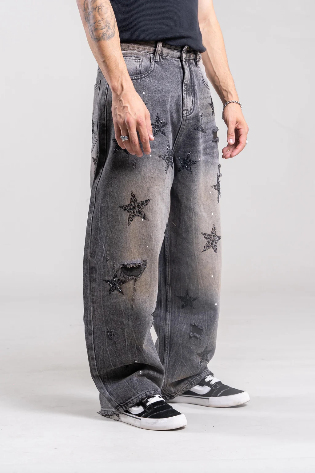 31059 JEANS BLACK STAR