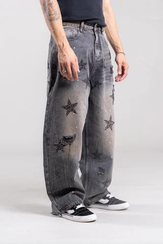 31059 JEANS BLACK STAR - Vista 2