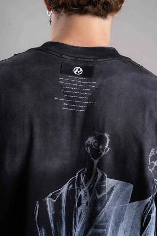 XZRN-34 REMERA IMPORTADO BLACK - Vista 4