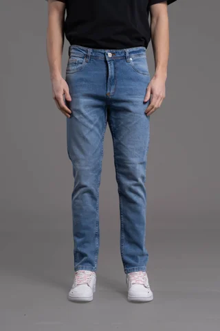 440 Slim fit celeste  - Vista 1