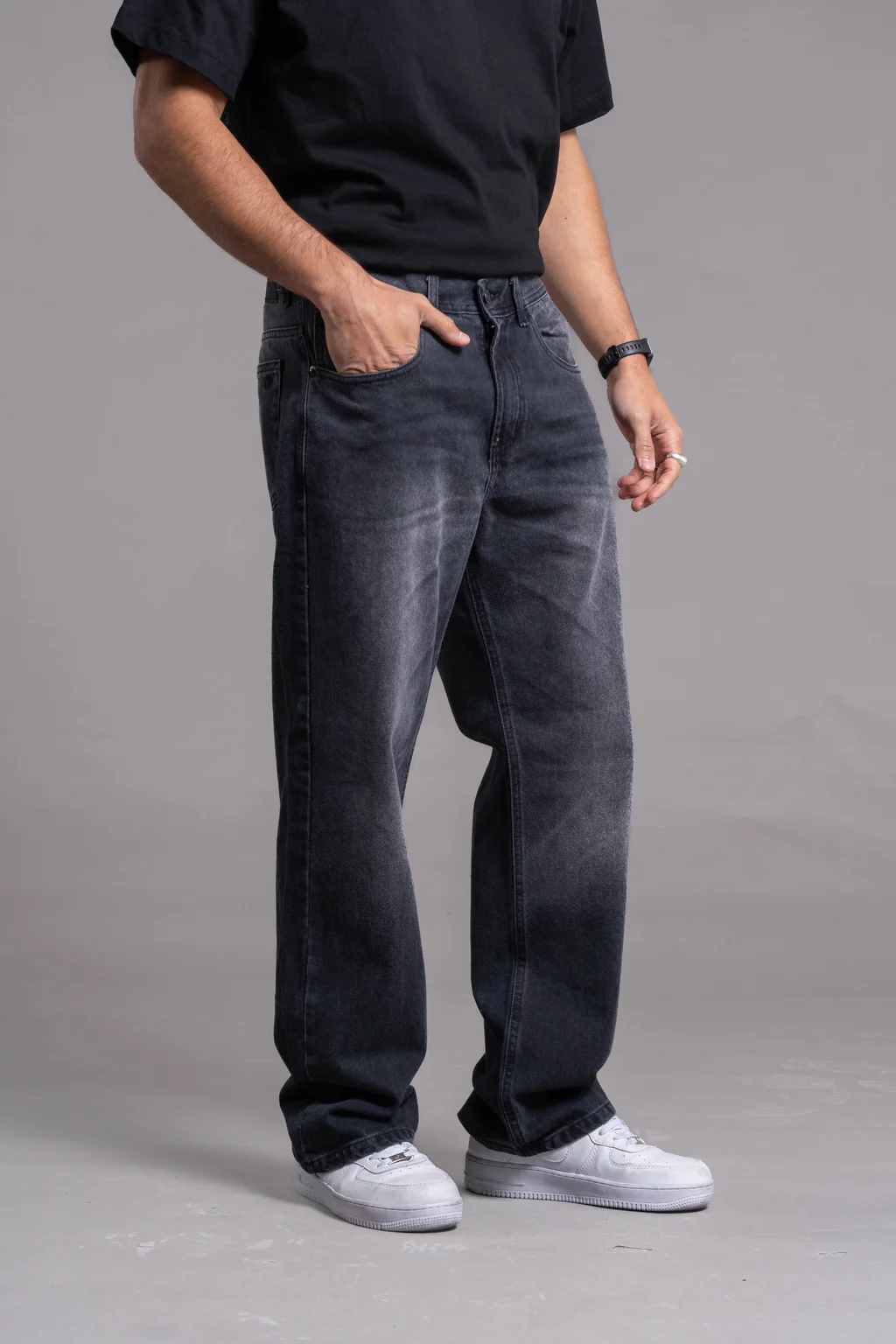 460- jean RELAXED GREY dark