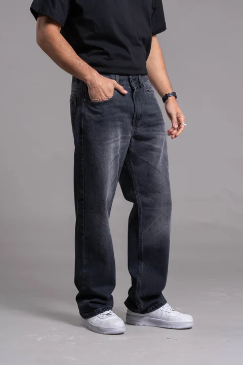 350- jean RELAXED GREY dark