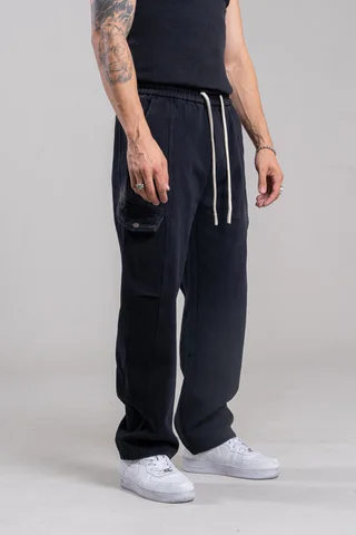 8691N JOGGING  NEGRO IMPORTADO - Vista 2