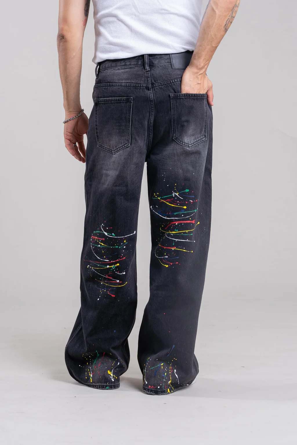 88063 JEANS BLACK PAINT