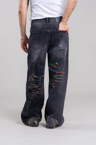 88063 JEANS BLACK PAINT - Vista 4