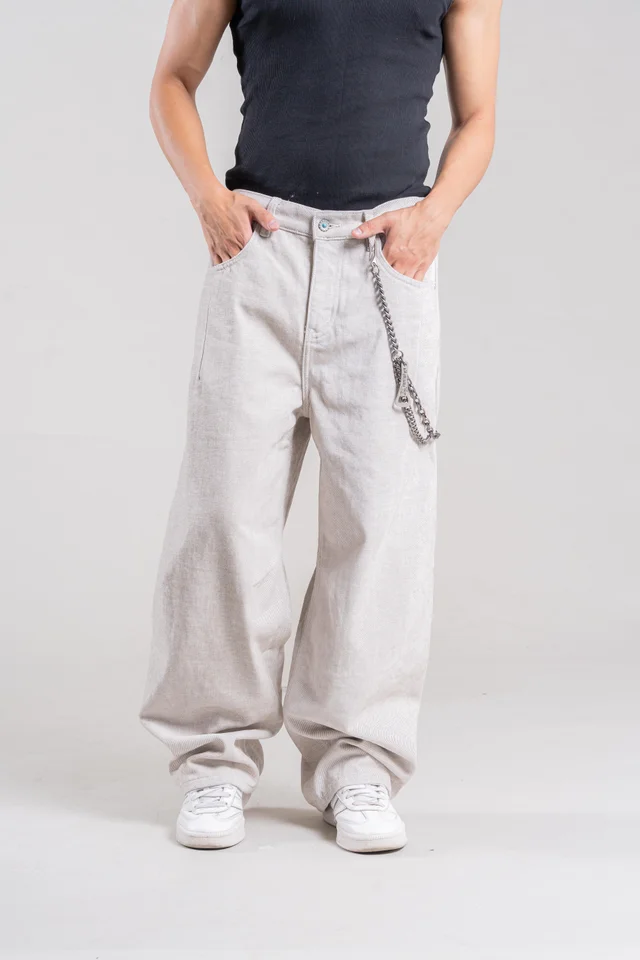 180103-2 Jeans Beige mist color