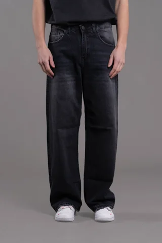 450 WIDE LEG BLACK C/ PINZA - Vista 1
