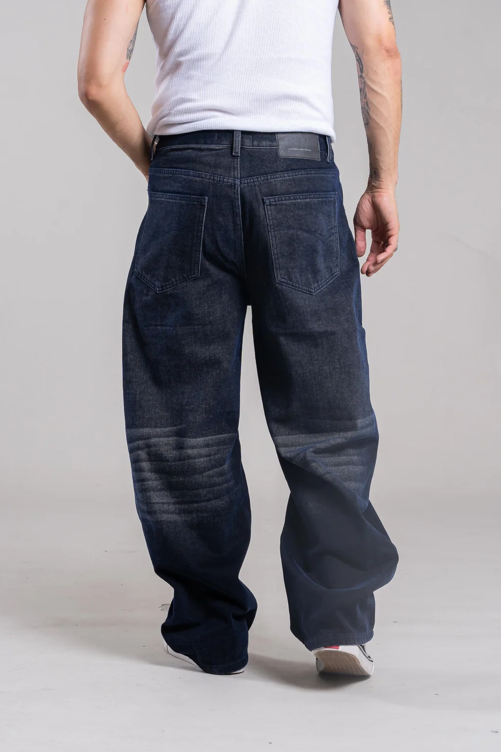 180100 Jeans Tercio pelo bicolor Blue 
