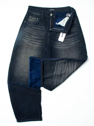 180100 Jeans Tercio pelo bicolor Blue  - Vista 4