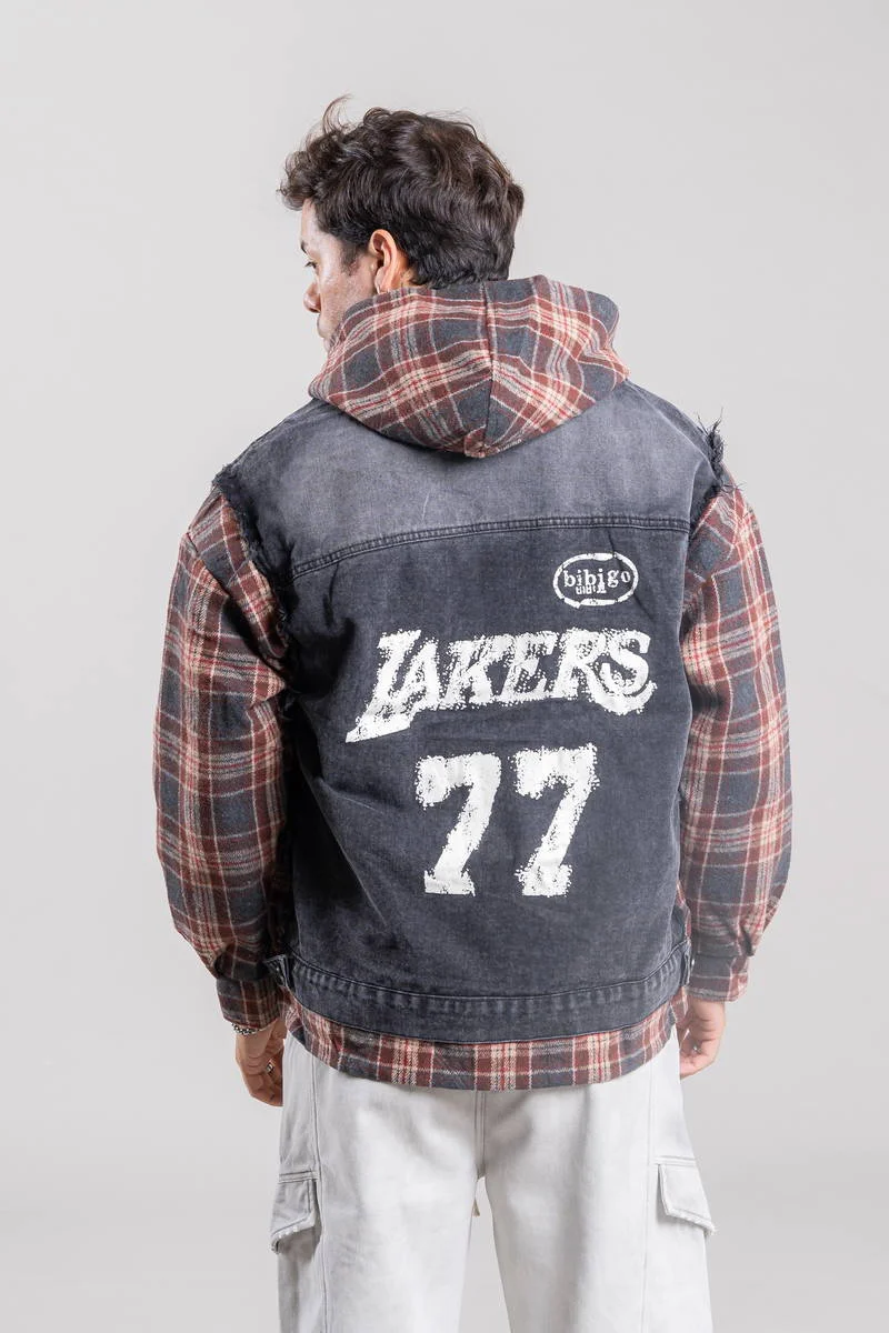 k25850 -black campera con piel
