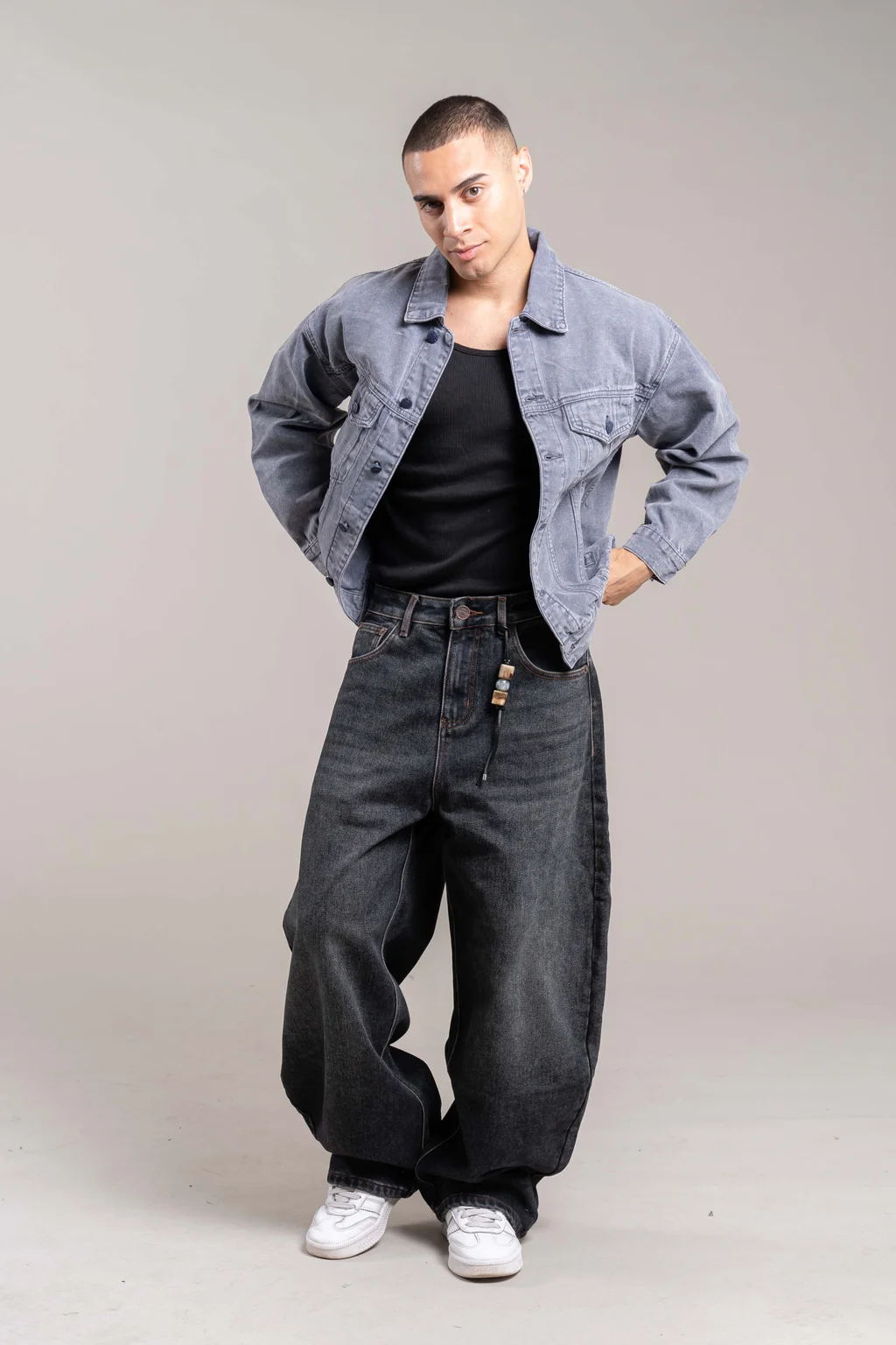 909A  Campera Jeans Import