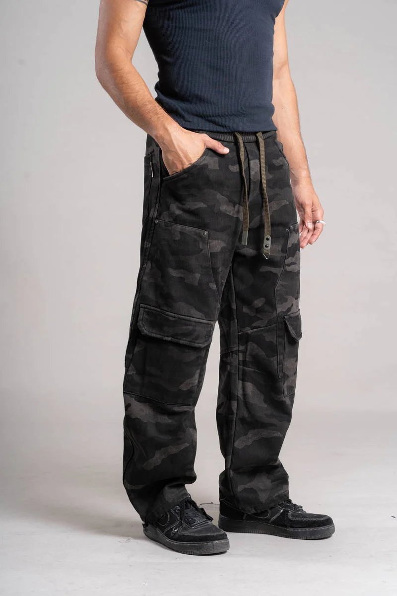 8092-G    BAGGY CAMUFLADO VERDE CARGO 