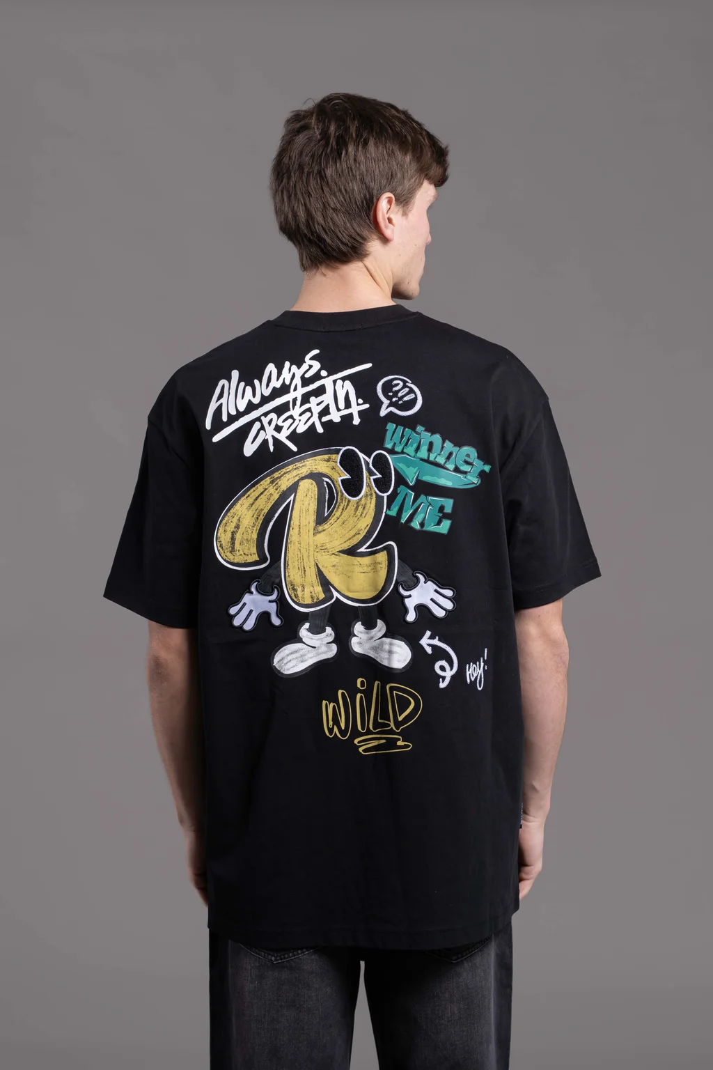 017 OVERSIZED ALWAYS BLACK