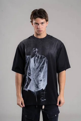 XZRN-34 REMERA IMPORTADO BLACK - Vista 1