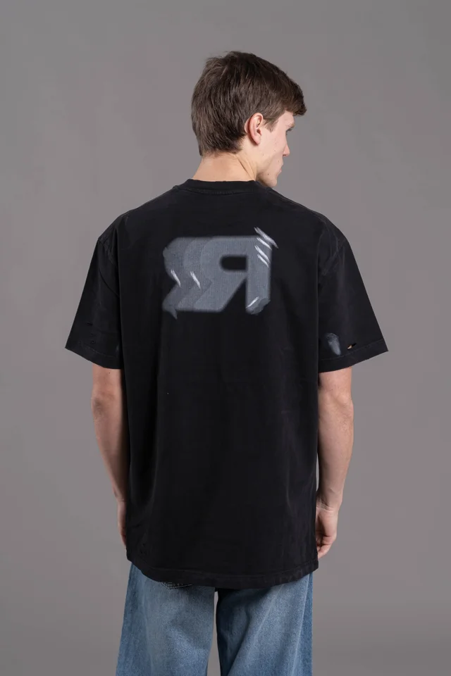 04B  OVERSIZED  SHADOW BLACK