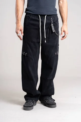 Y40277R  - JOGGIN DE JEANS CON POLAR - Vista 4