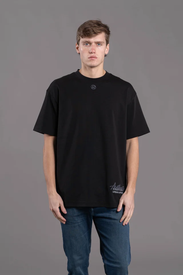 021 OVERSIZED RAW IMPACT BLACK
