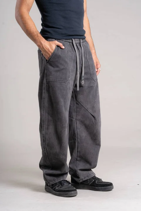 Y1099 BAGGY JOGGINS CON PINZA