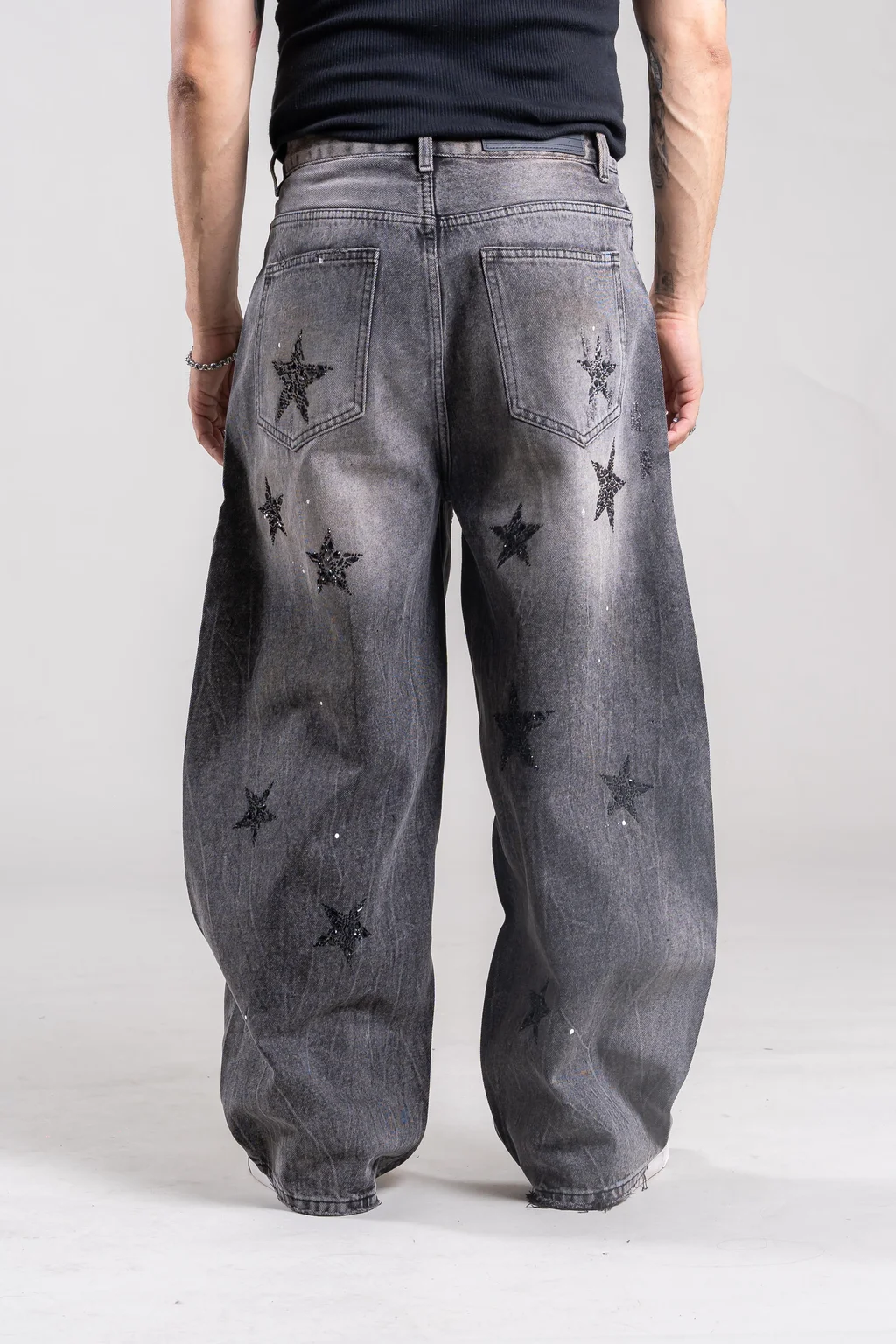 31059 JEANS BLACK STAR