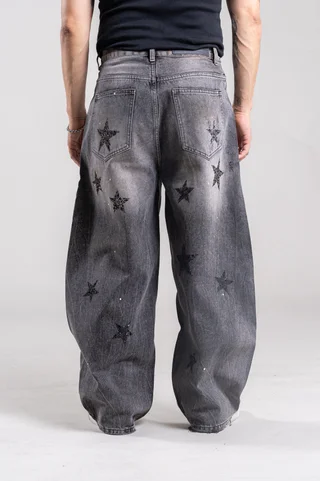31059 JEANS BLACK STAR - Vista 4
