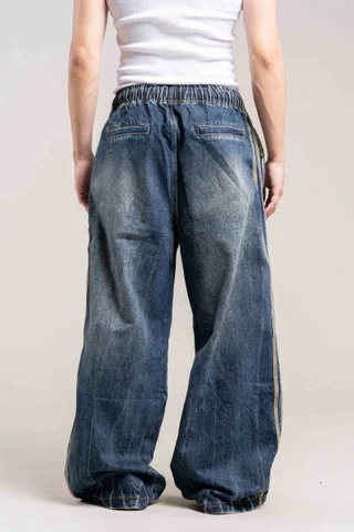 0063 Jeans Baggy con pinzas  - Vista 4