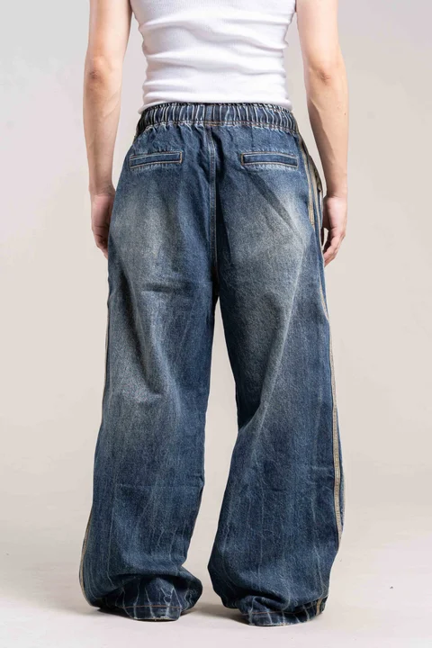0063 Jeans Baggy con pinzas 