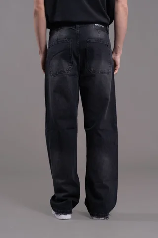 450 WIDE LEG BLACK C/ PINZA - Vista 3