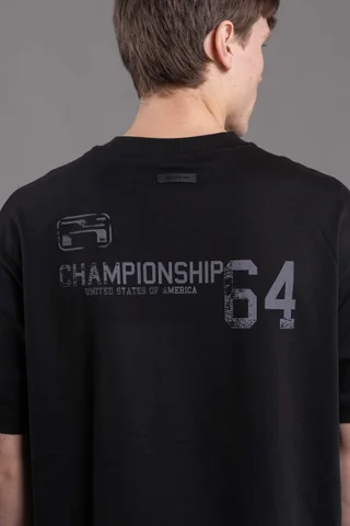 025  OVERSIZED MONOGRAM BLACK - Vista 3