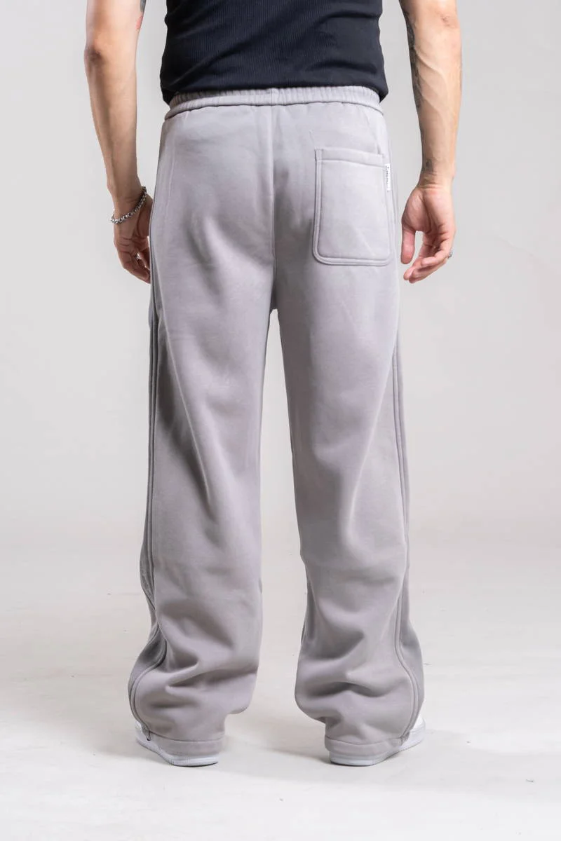 25890-1 JOGGINS CON BORDADO DE COSTADOS GREY