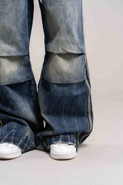 0063 Jeans Baggy con pinzas 