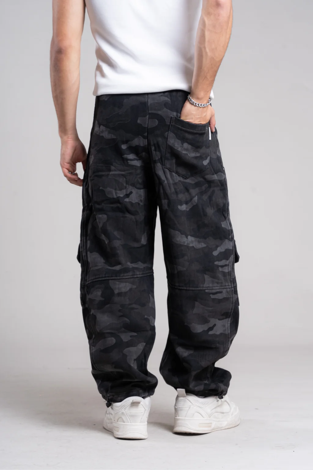 Y8092 - BAGGY CARGO CAMUFLADO GRISS