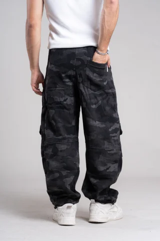 Y8092 - BAGGY CARGO CAMUFLADO GRISS - Vista 3