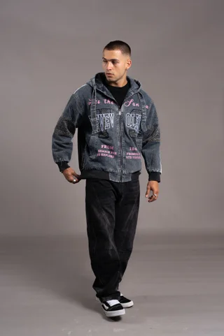 K25828A CAMPERA AZUL - Vista 3