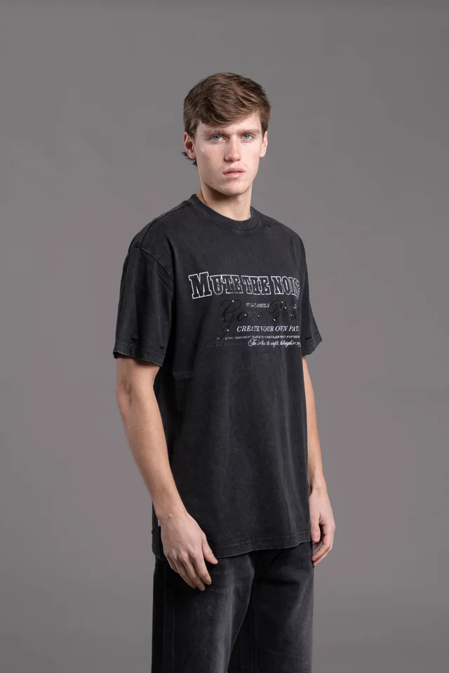 015 NOISE WASHED BLACK