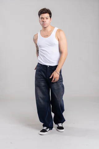 180100 Jeans Tercio pelo bicolor Blue  - Vista 6