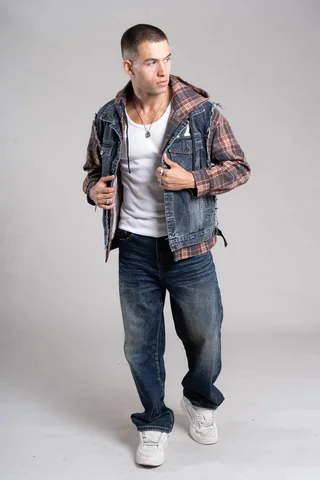 25850-A CAMPERA CUADRILLE BLUE  - Vista 5