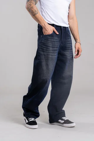 180100 Jeans Tercio pelo bicolor Blue  - Vista 2