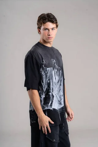 XZRN-34 REMERA IMPORTADO BLACK - Vista 2