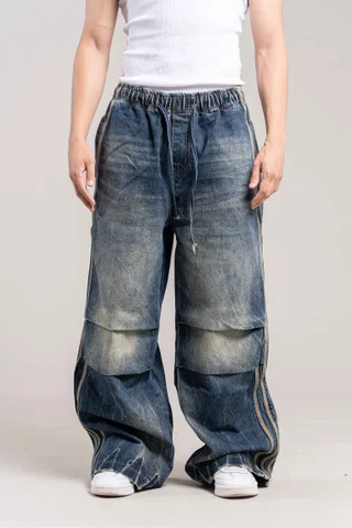 0063 Jeans Baggy con pinzas  - Vista 1
